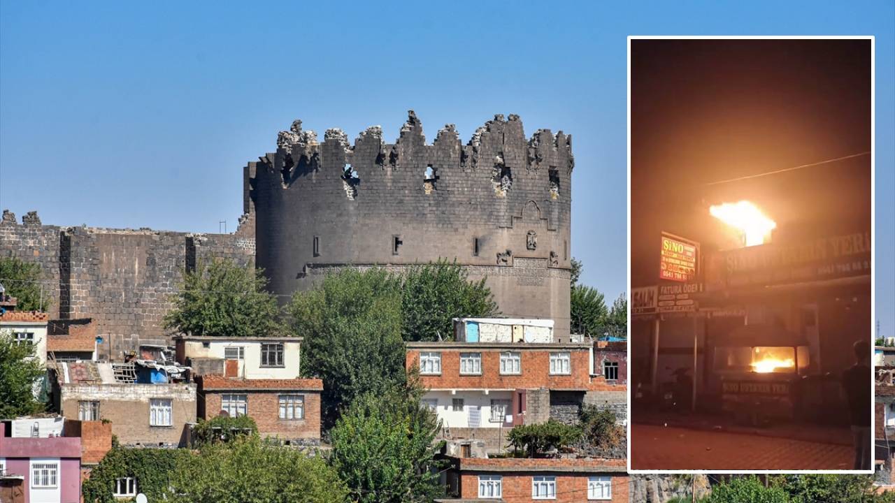 Diyarbakır’da yangın: İşyeri kullanılamaz hale geldi