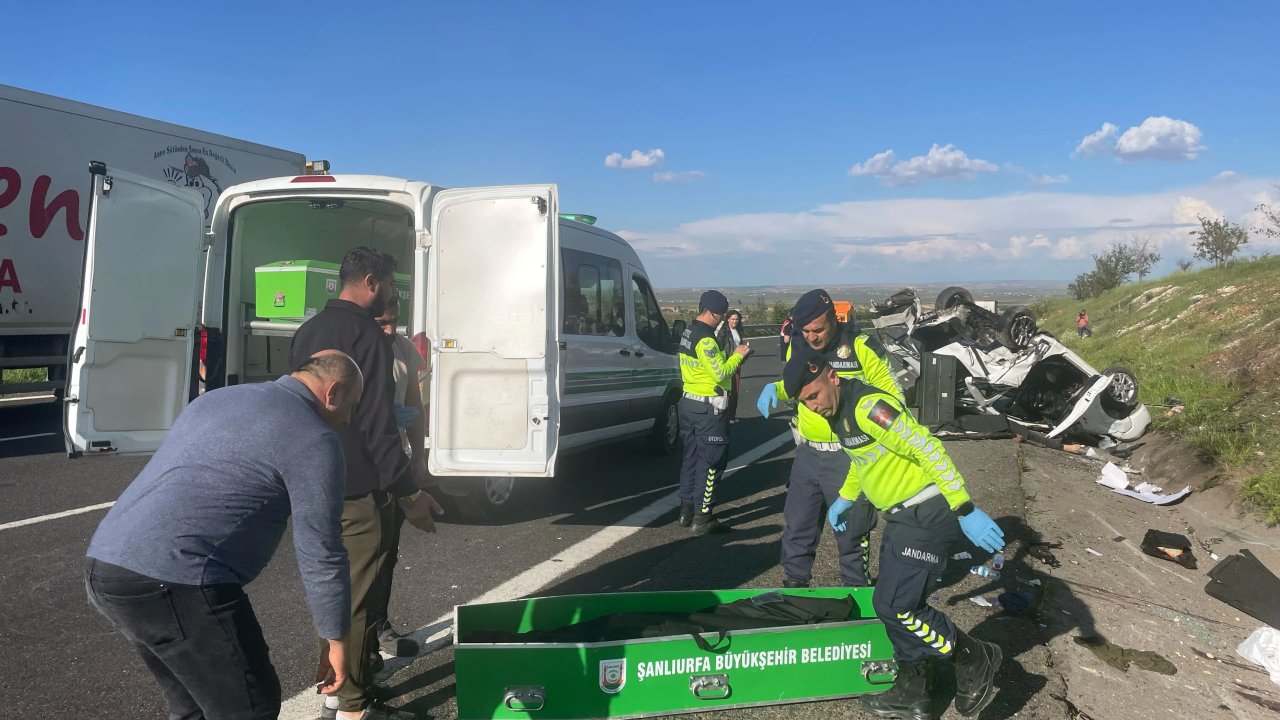Şanlıurfa’da acı haber: Otoyol kazasında 3 ölü