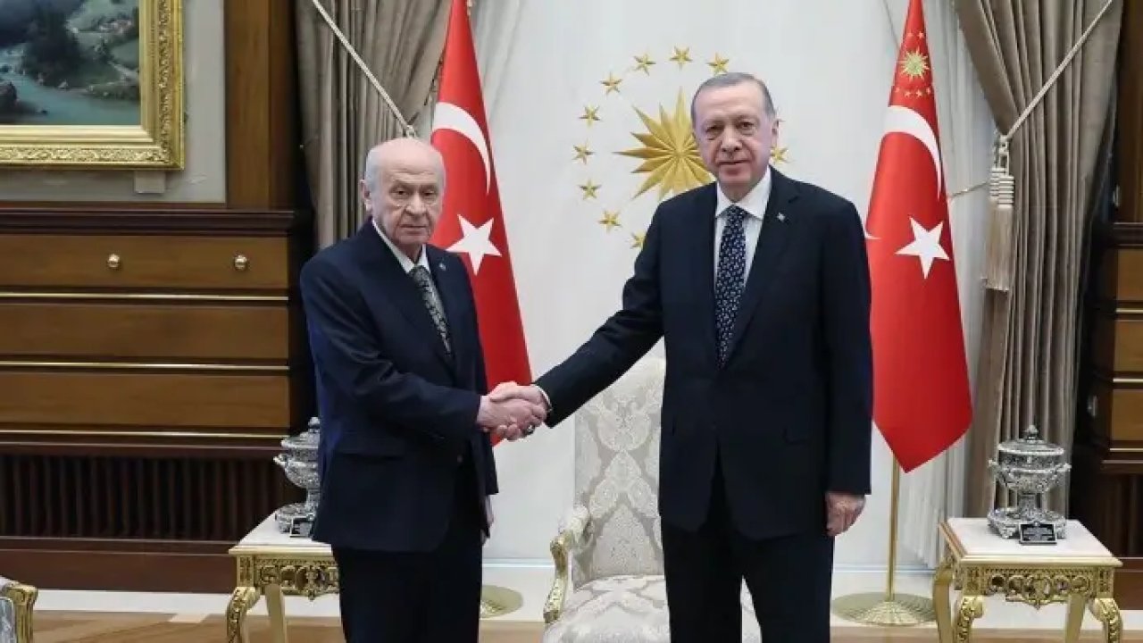 Erdoğan ile Bahçeli görüşmesi başladı