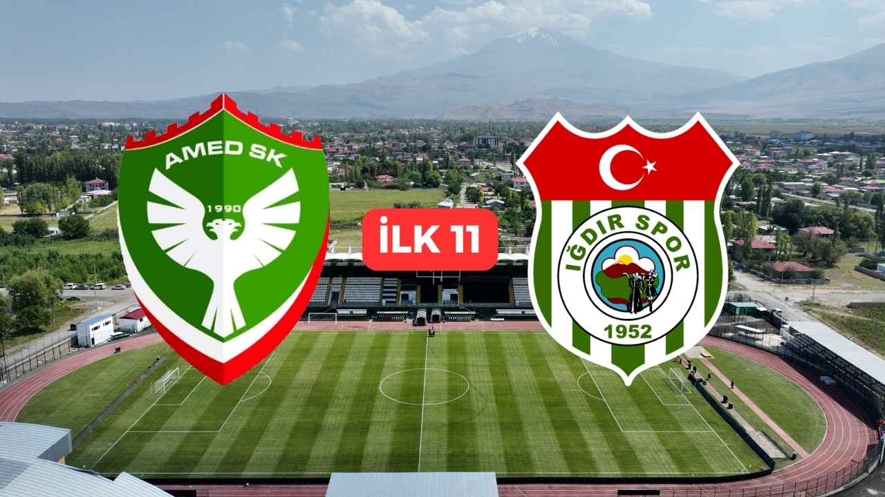 Amedspor’un Iğdır ilk 11’i açıklandı