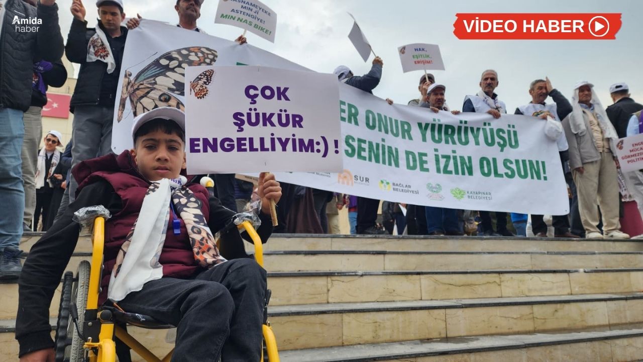 Diyarbakır’da engelliler Onur Yürüyüşü’nde buluştu