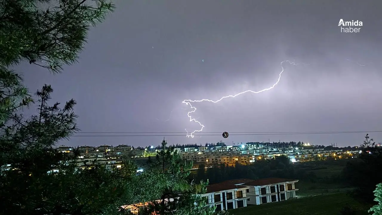 Diyarbakır’da gök boşaldı: Dolu, sağanak, rüzgar bir arada