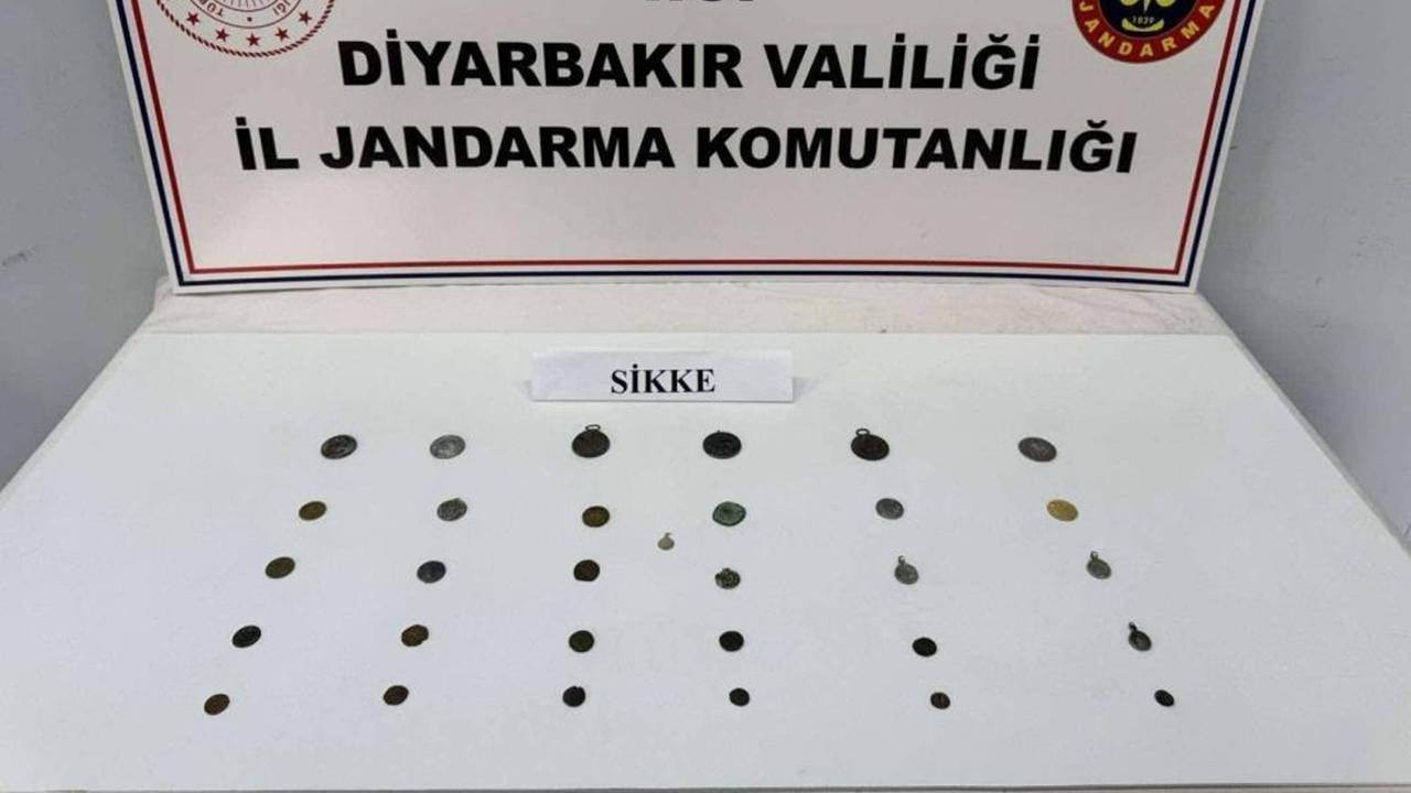 Diyarbakır’da Roma ve Bizans sikkeleri ele geçirildi