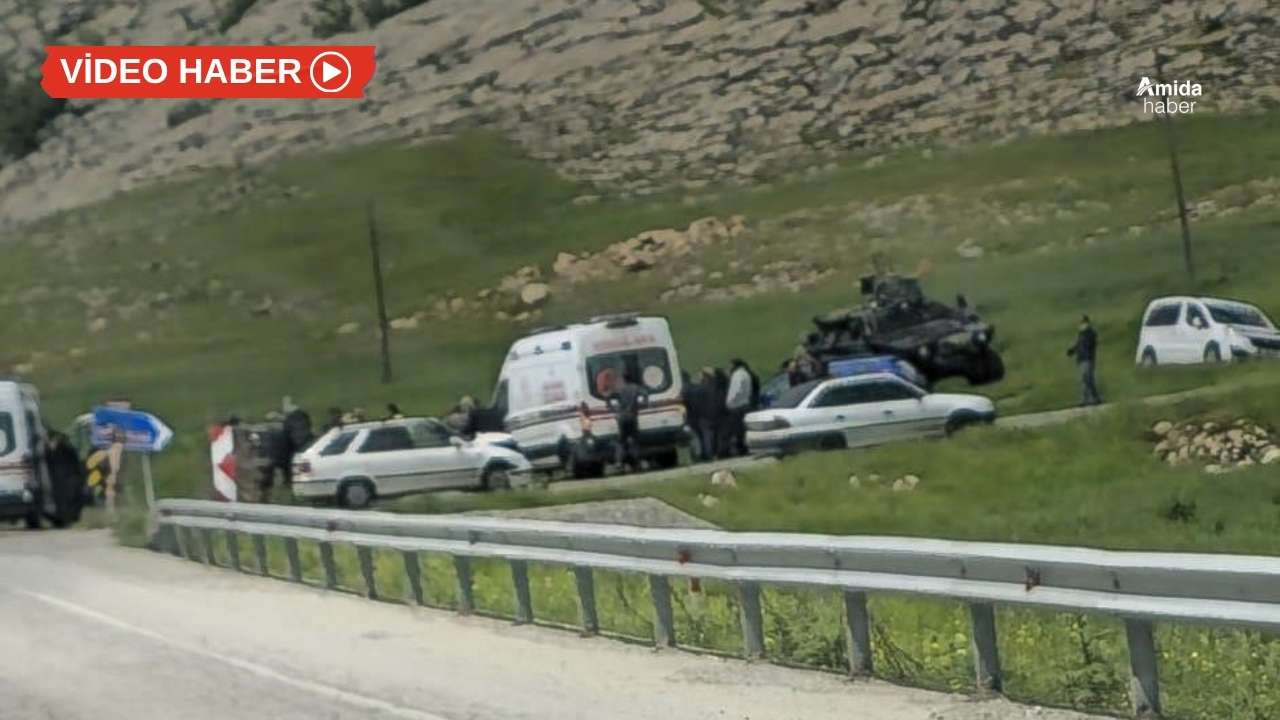 Diyarbakır’da kutlamaya giden öğrenciler kaza yaptı: 6 yaralı