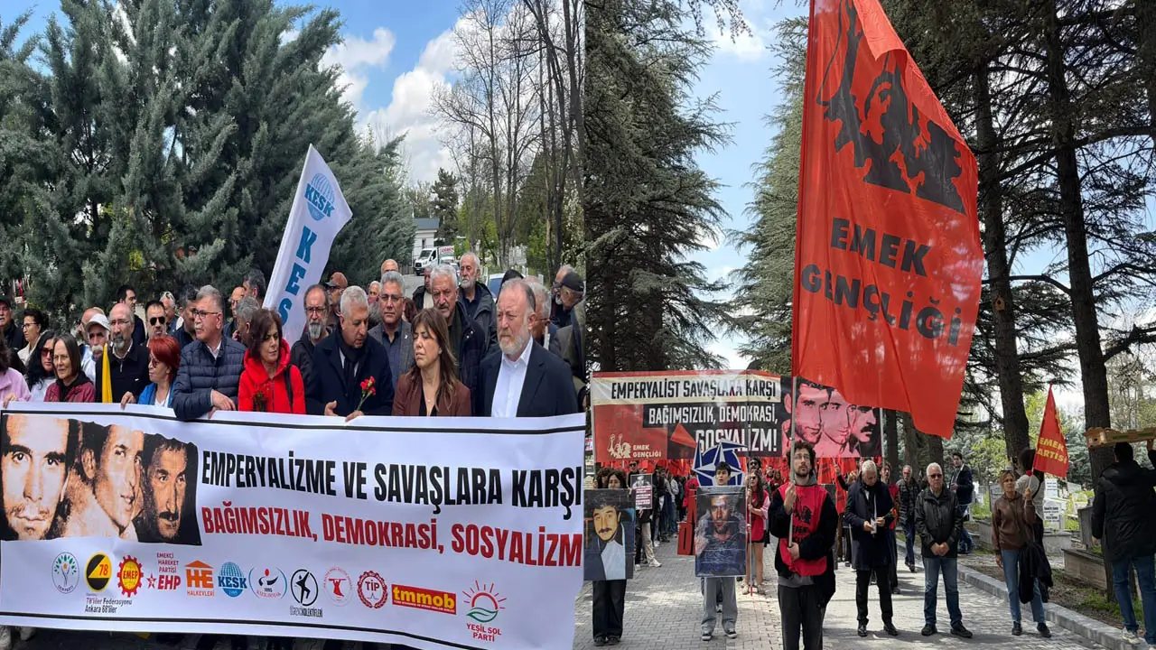 DEM Parti Deniz Gezmiş ve arkadaşlarını andı