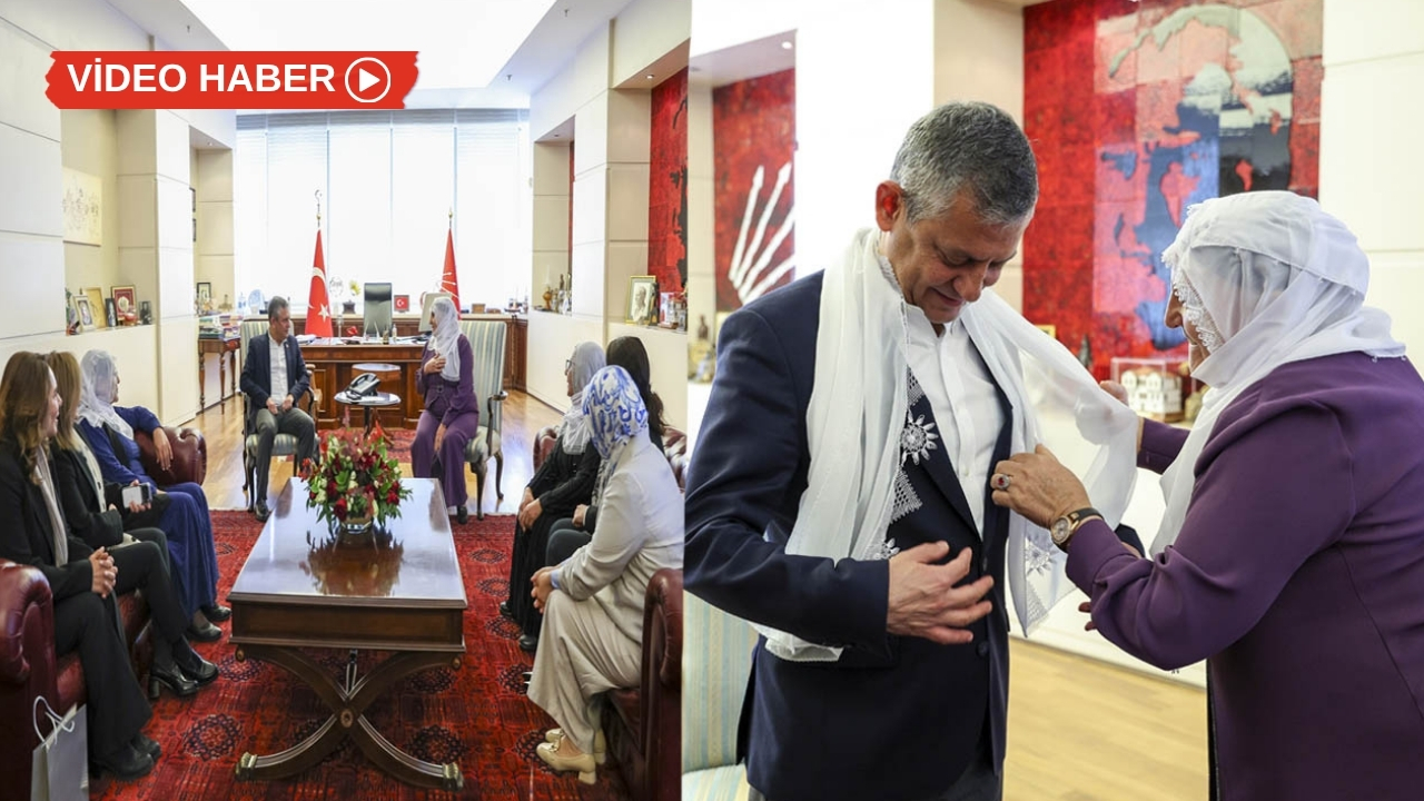 Barış Annelerinden Özel’e beyaz tülbent