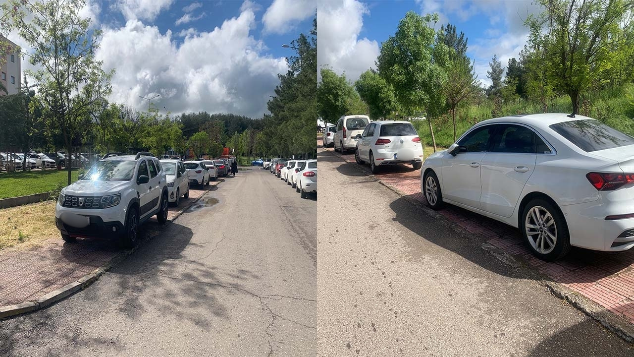 Diyarbakır’da kaldırımlar otopark gibi: Hastalara yer yok