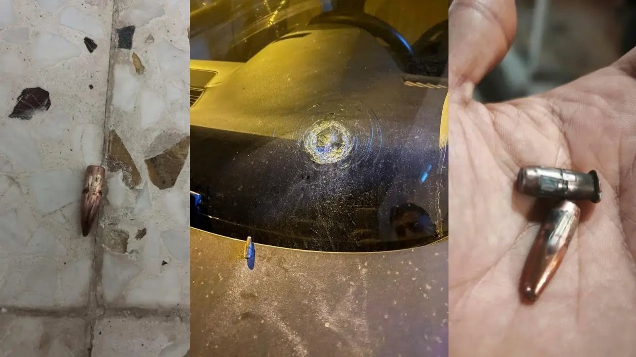 Nusaybin’de ev ve araçlara yorgun mermi isabet etti