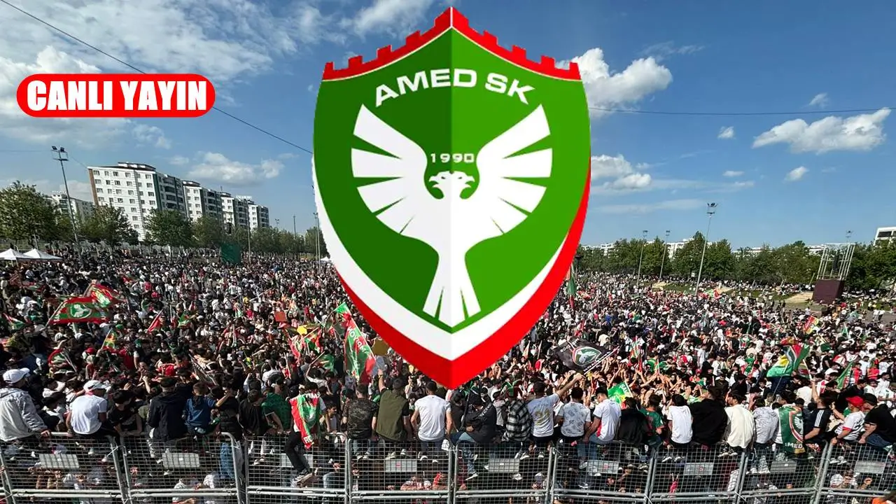 Canlı yayın: Amedspor şampiyonluk kutlaması