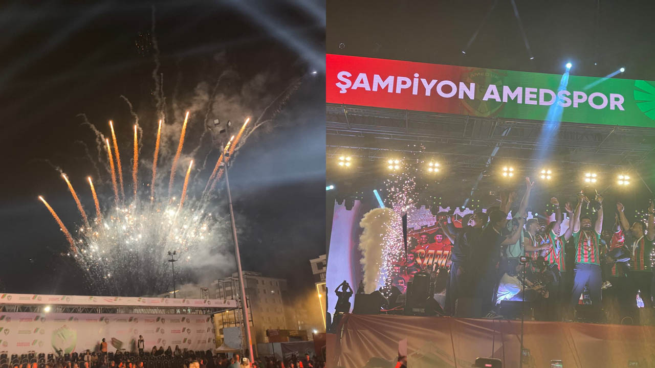 Amedspor binlerin önünde kupayı kaldırdı: Hey Şampiyon!
