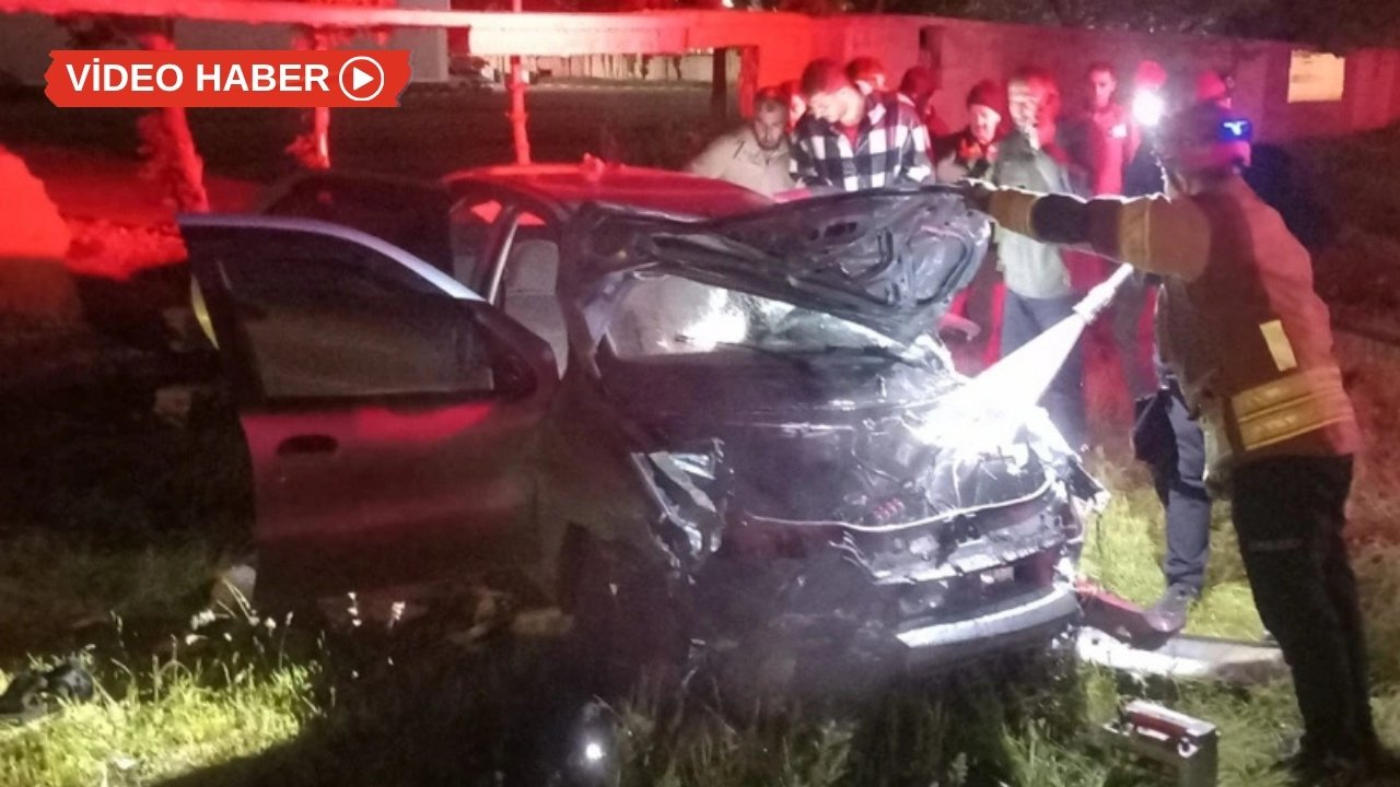 Muş’ta otomobil duvara çarptı: 1 ölü 3 yaralı