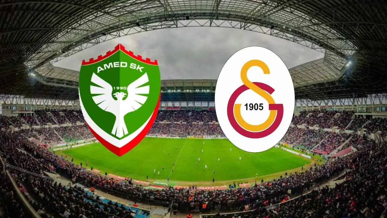 Amedspor Galatasaray maçının ilk 11'i belli oldu
