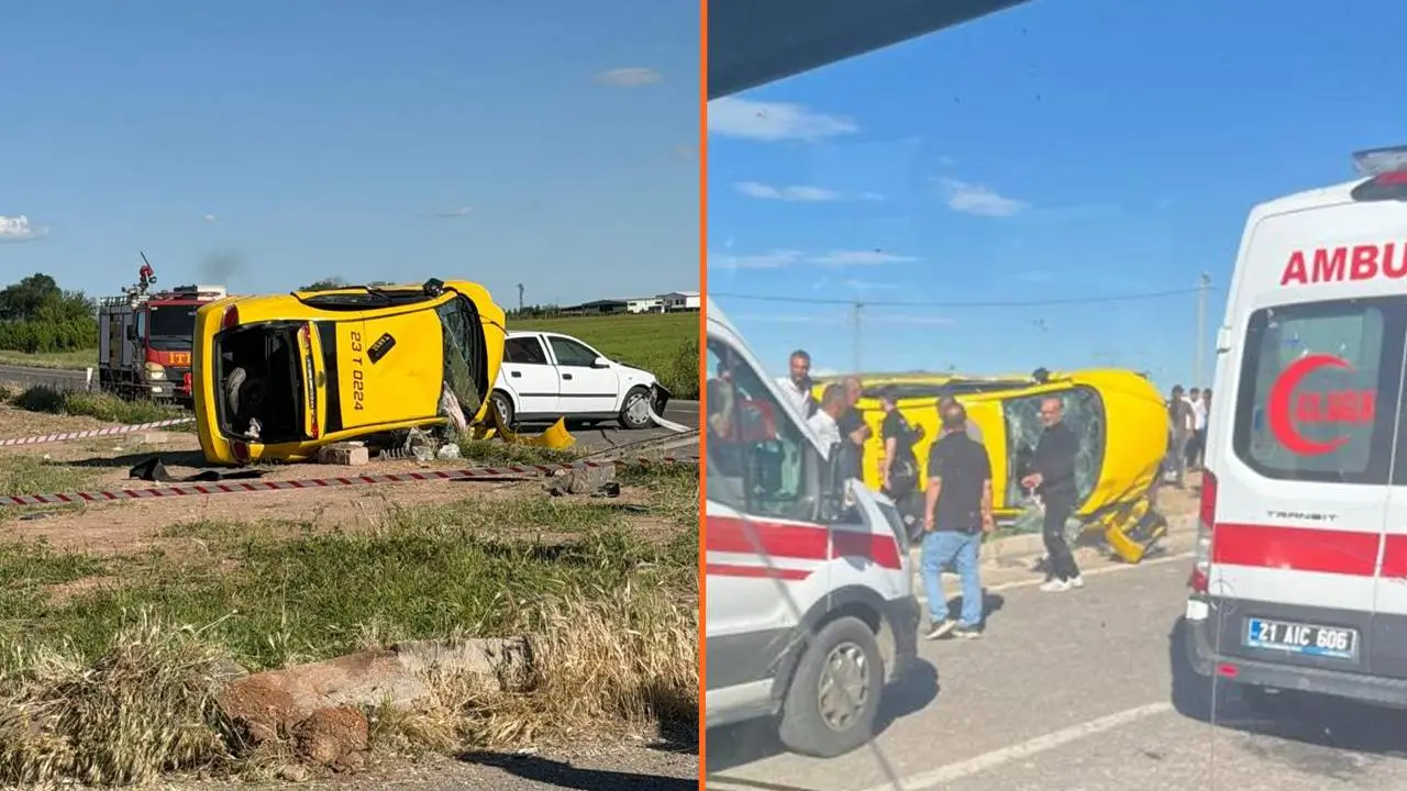 Diyarbakır'da otomobiller çarpıştı: İkisi ağır 6 yaralı