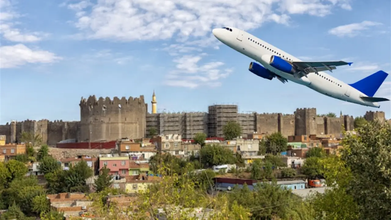 Havalar bozdu, uçaklar Diyarbakır’a inemedi