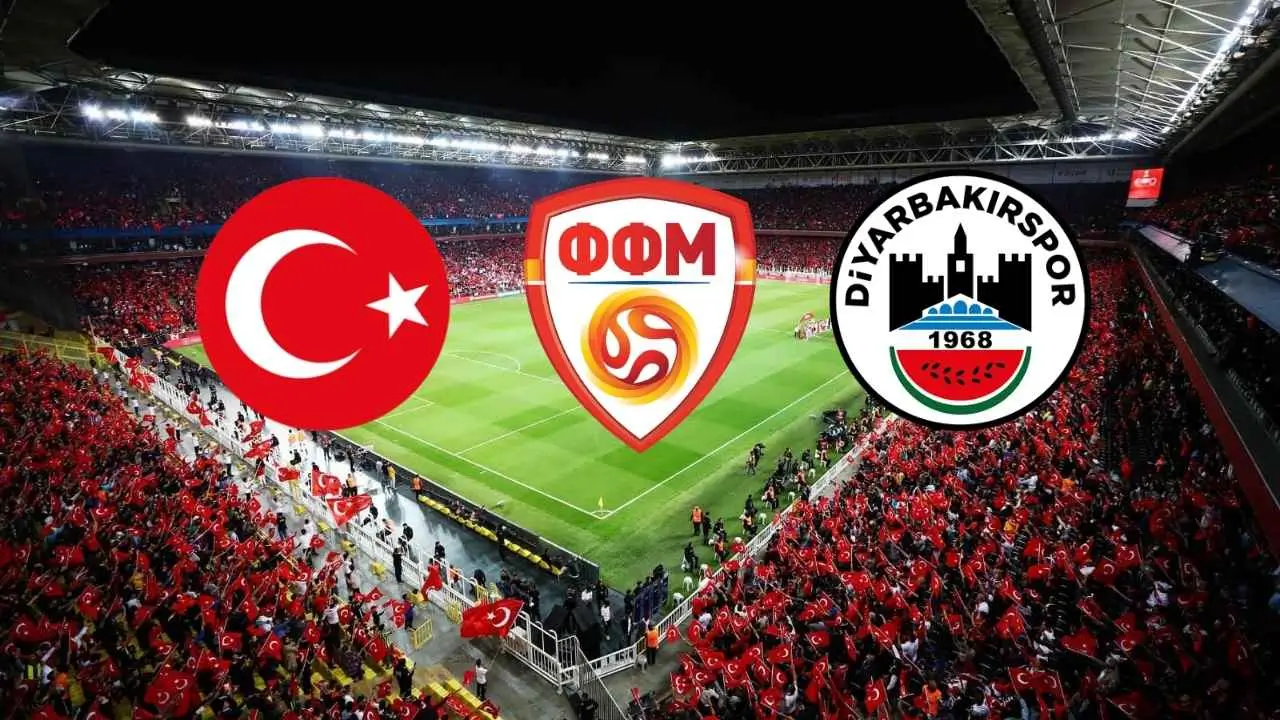Türkiye-Kuzey Makedonya maçında Diyarbakırspor detayı