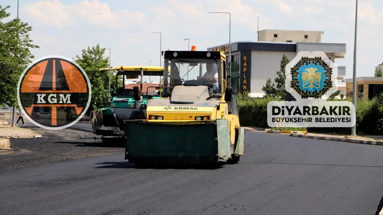 Diyarbakır Büyükşehir sahada, Karayolları uyuyor