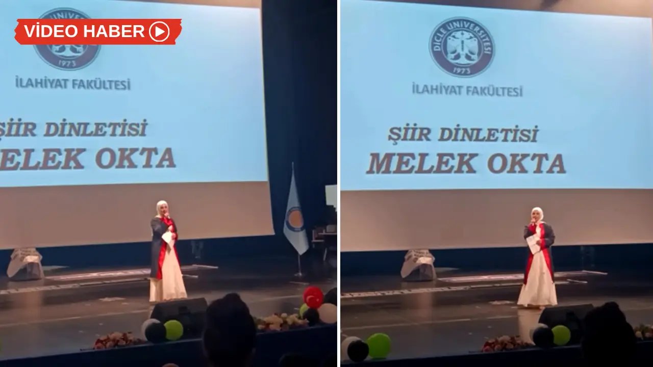 Dicle İlahiyat mezuniyetinde Kürtçe şiir sürprizi