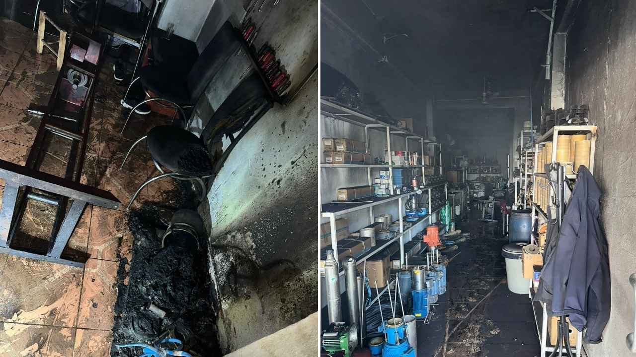Diyarbakır'da işyeri yangını