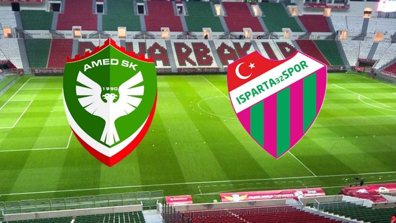 Amedspor-Isparta 32spor maçında gol sesi