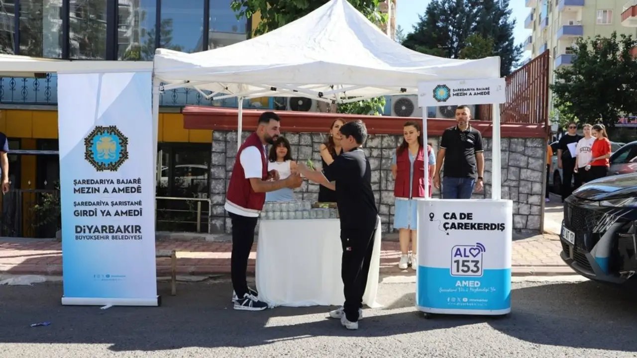 Diyarbakır Büyükşehir’den moral ve ikram desteği
