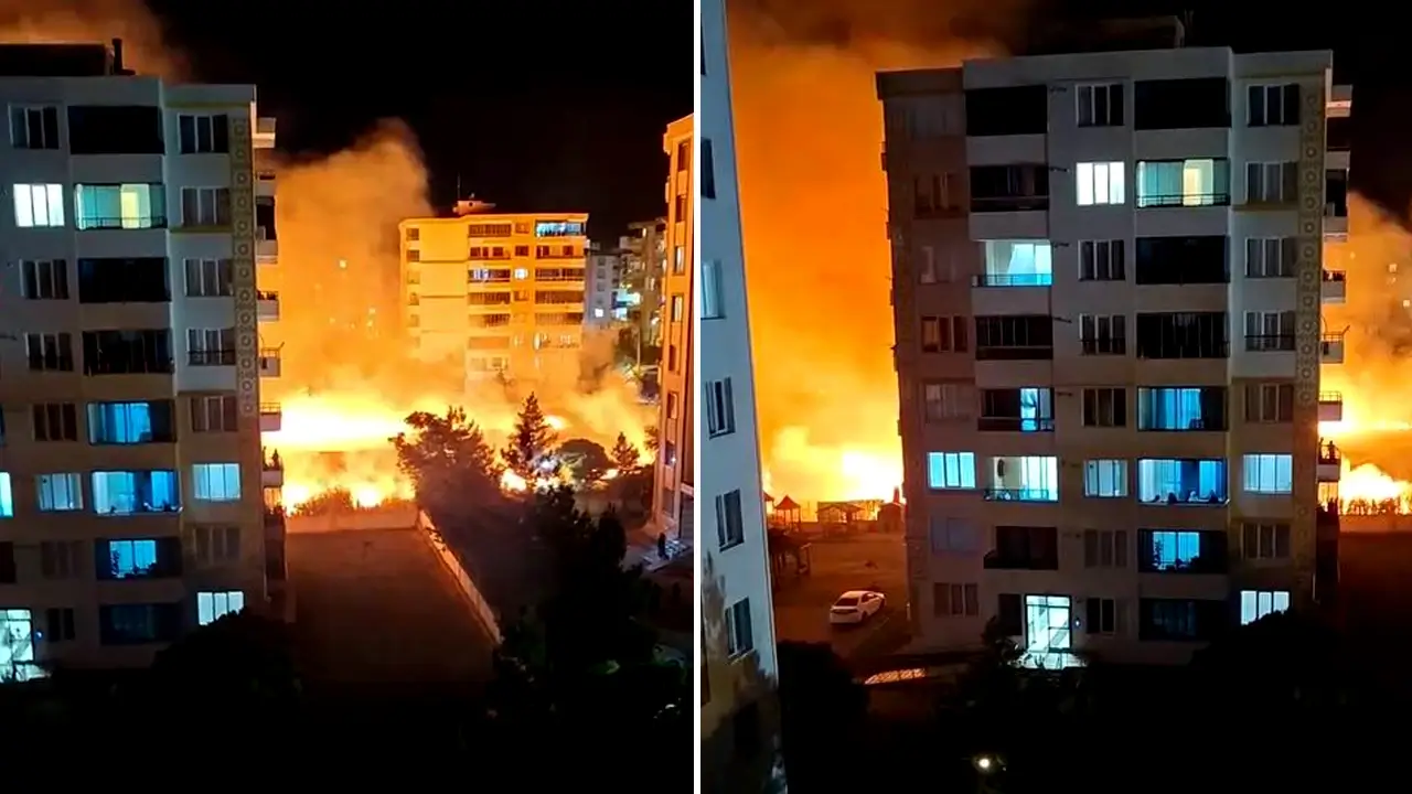 Diyarbakır’da yangın paniği