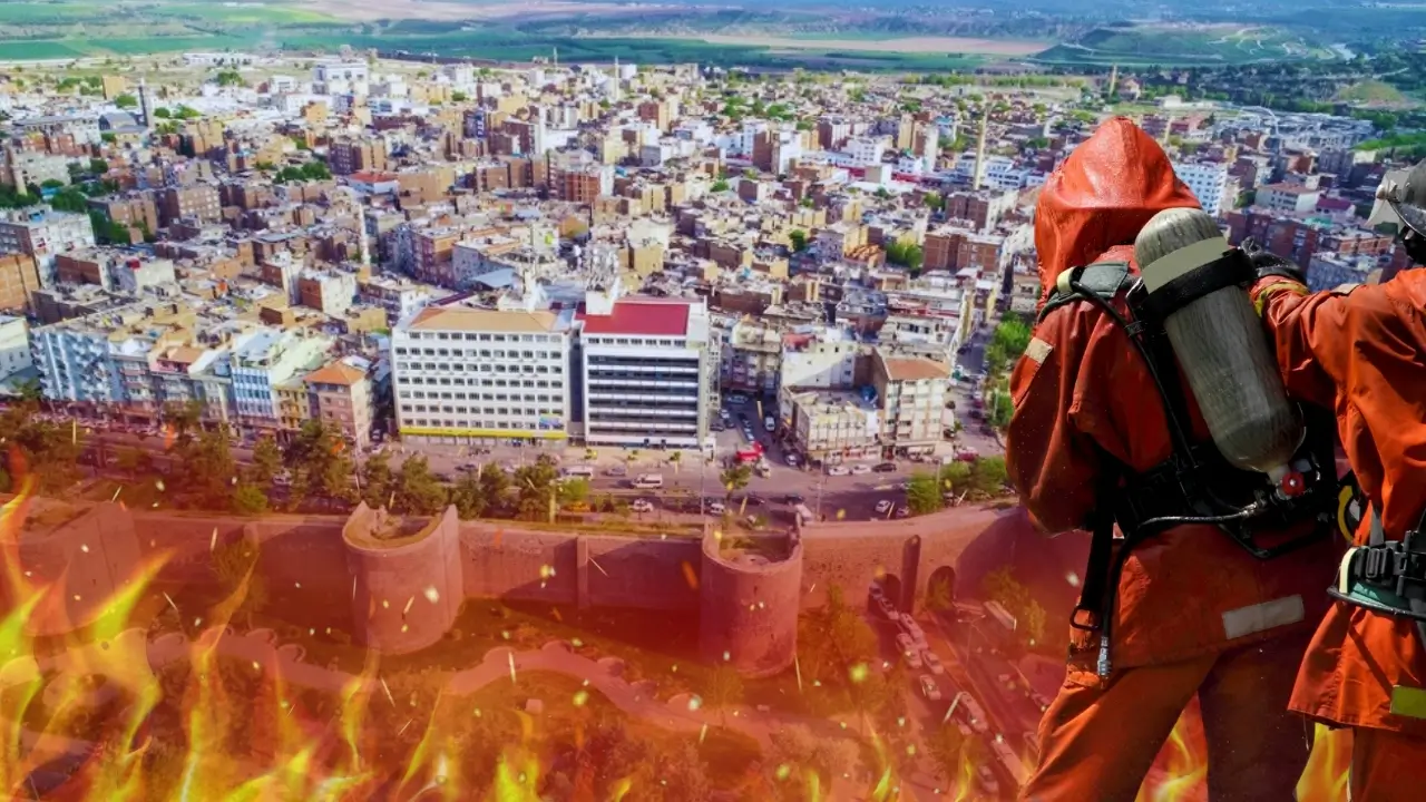 Diyarbakır’a yaz geldi, yangın başladı