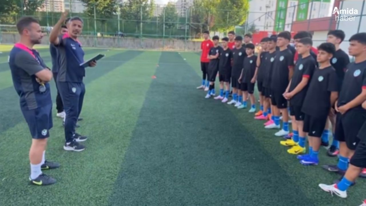 Amedspor akademisinde ilk antrenman heyecanı