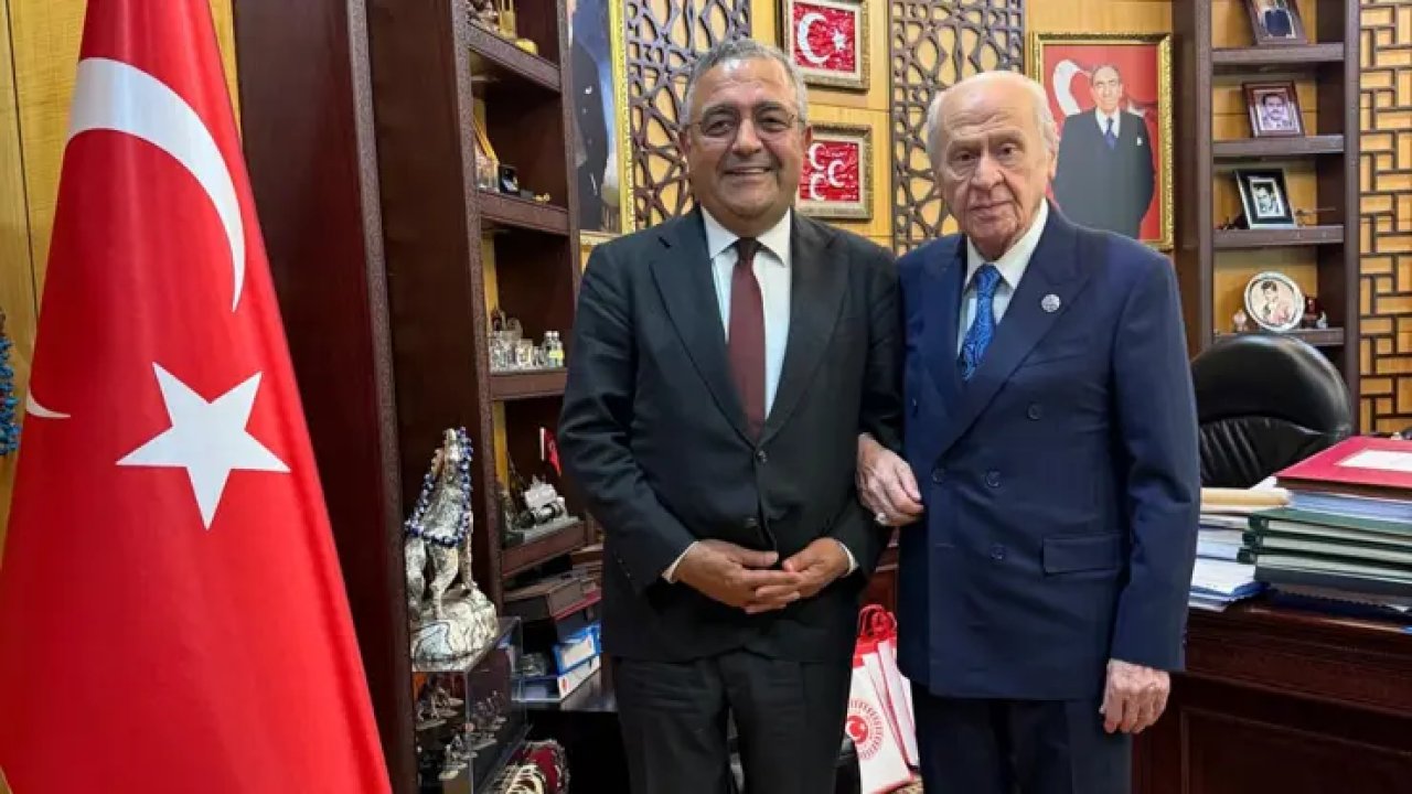 Diyarbakırlı vekil Tanrıkulu, Bahçeli ile görüştü