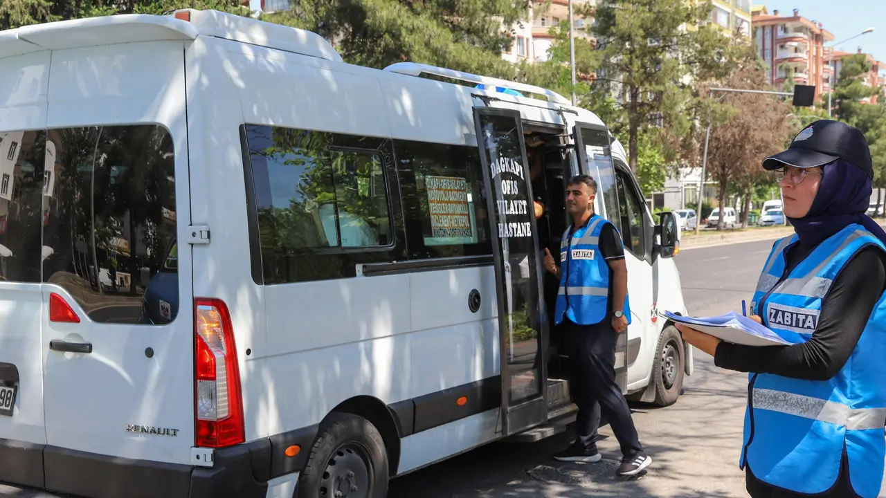 Diyarbakır’daki dolmuşlarda klima denetimi