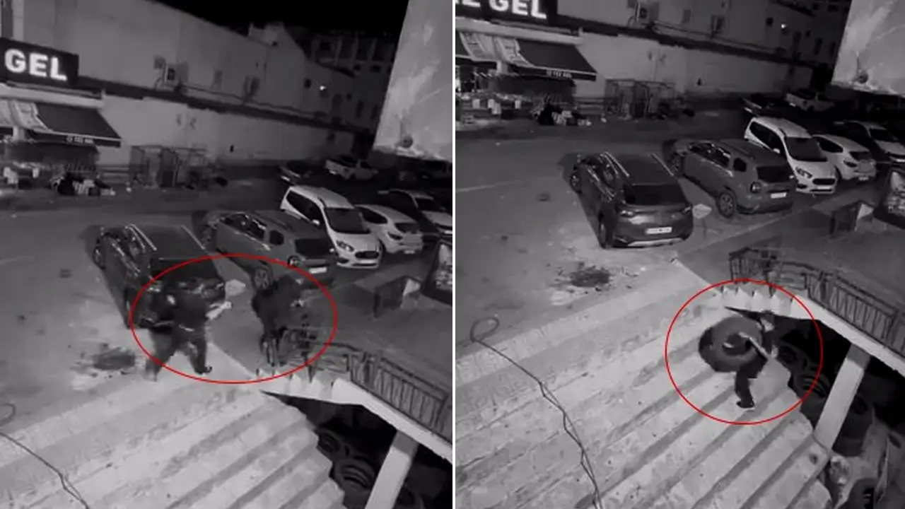 Diyarbakır'da gece yarısı hırsızlığı kamerada