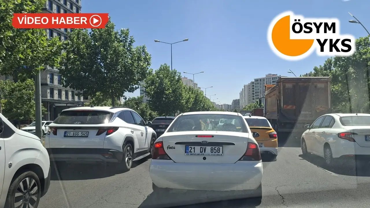Diyarbakır’da YKS trafiği