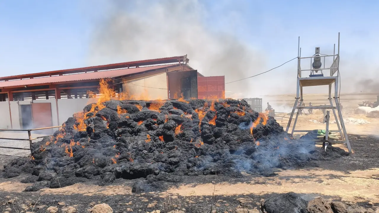 Mardin'de 5 mahallede çıkan yangınlar söndürüldü