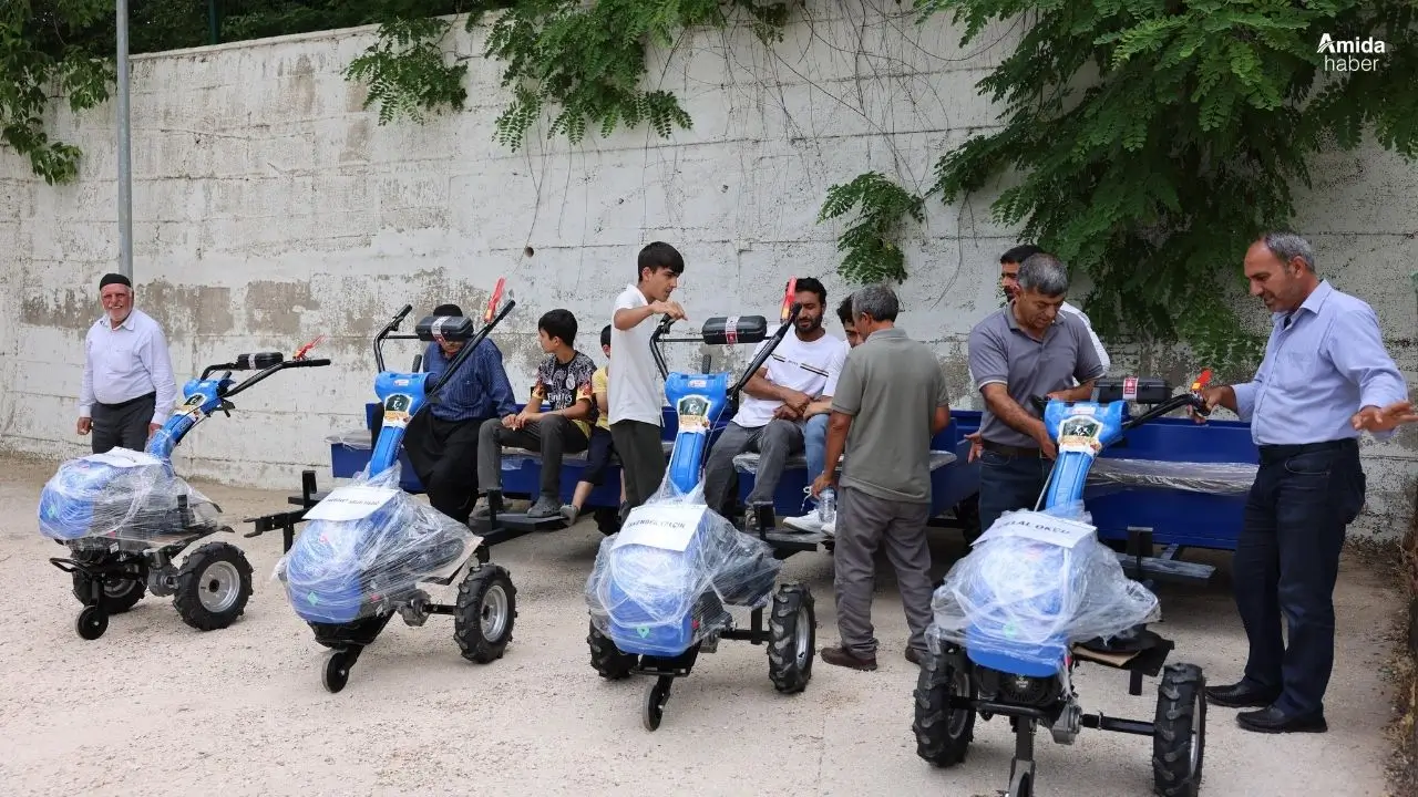 Diyarbakırlı bağcılar modern ekipmanlarına kavuştu