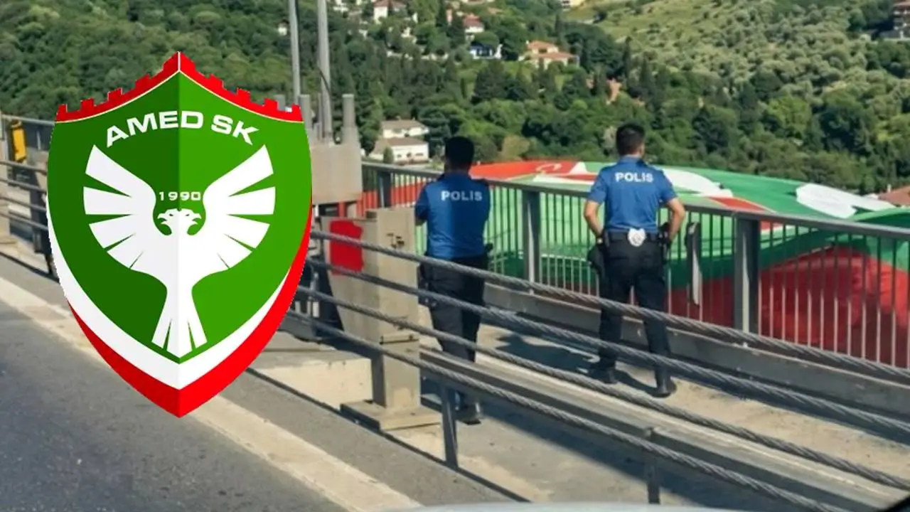 Amedspor taraftarlarından İstanbul polisine teşekkür