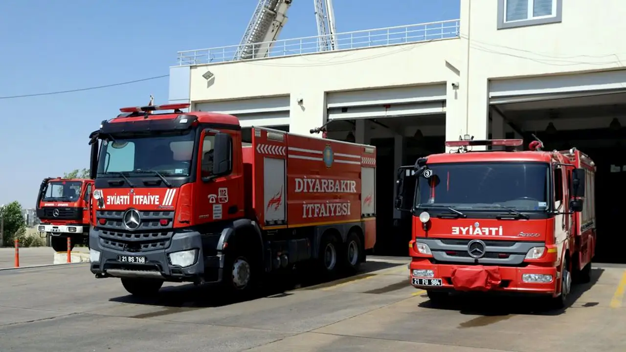 Diyarbakır İtfaiyesi’ne anız yangını takviyesi
