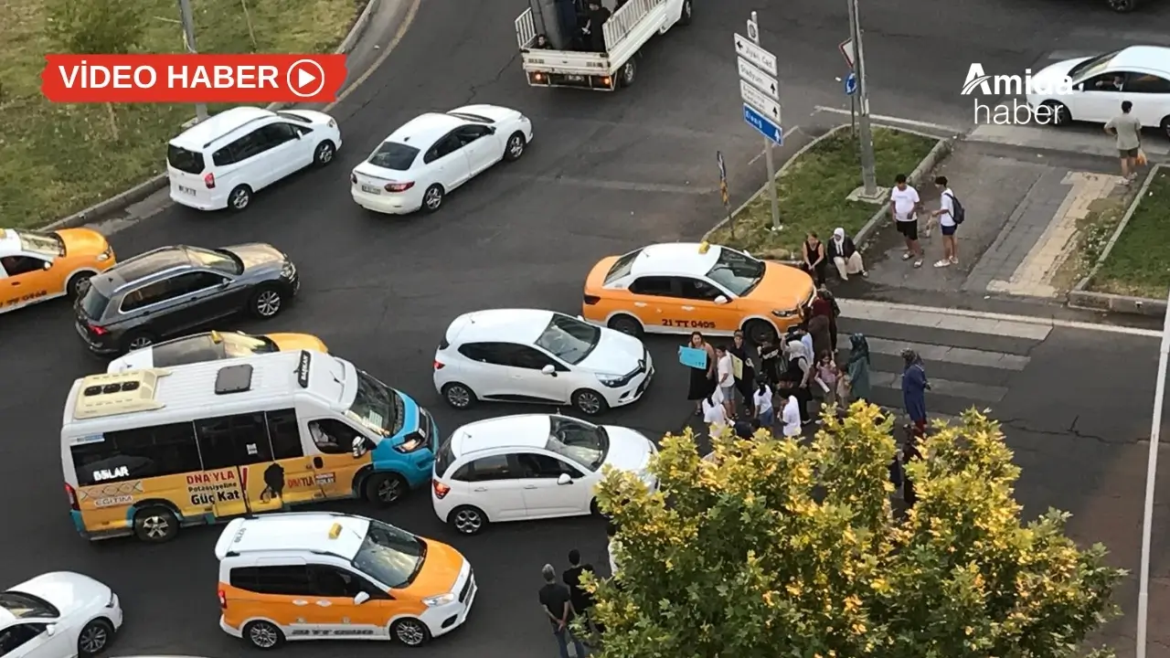 Mezopotamya Bulvarı’nda kaza protestosu: Vatandaşlar 50’lik yolu trafiğe kapattı