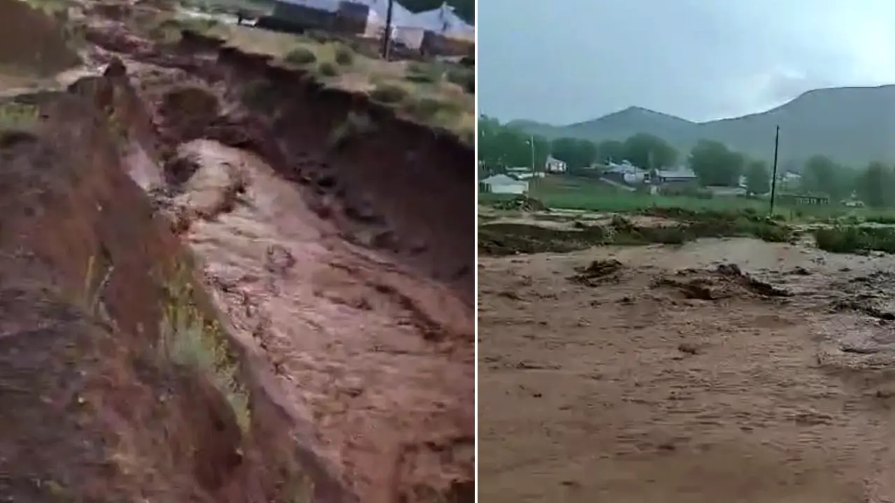 Van'da sağanak sele yol açtı