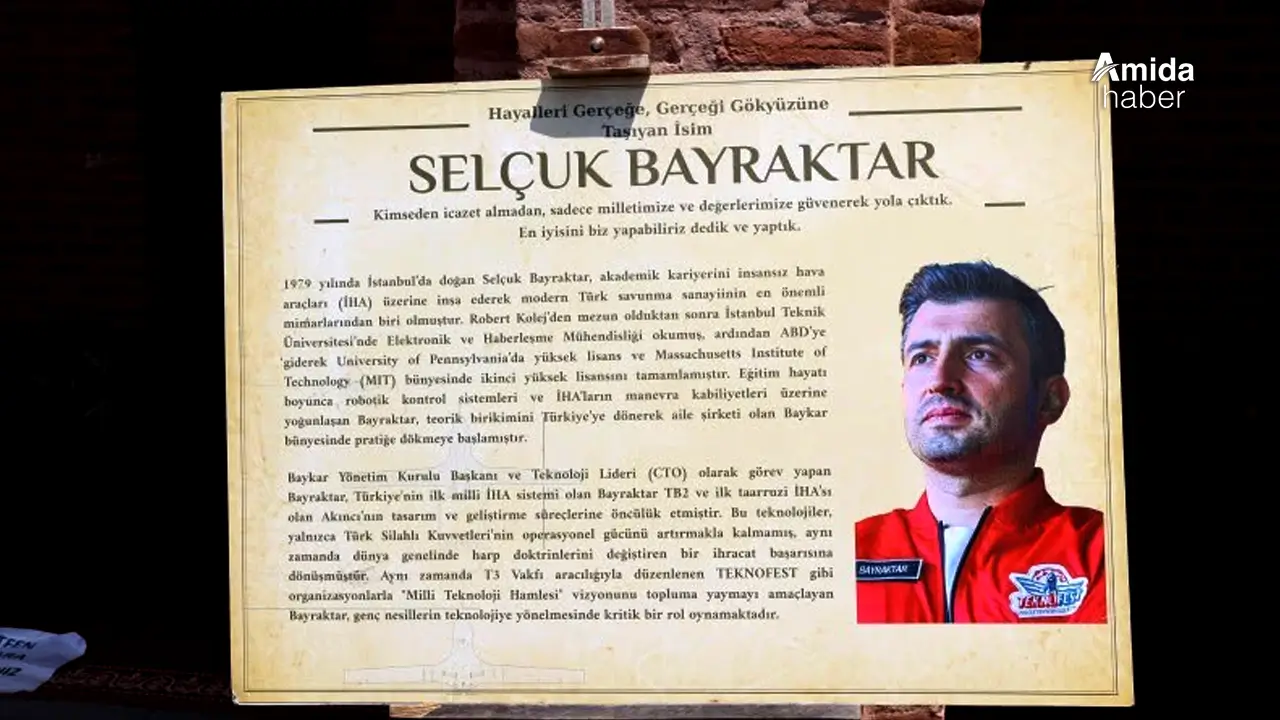 Şırnak’taki sergiden Selçuk Bayraktar’ın fotoğrafı kaldırıldı