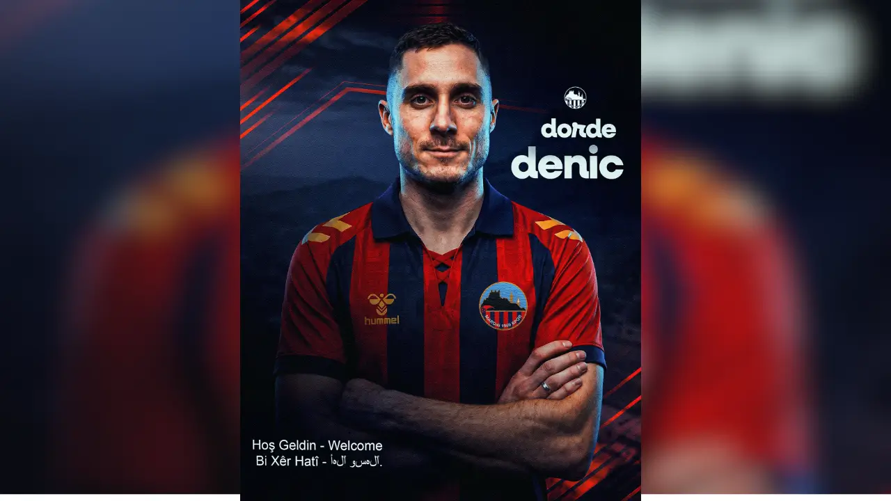 Mardinspor'a Sırp orta saha: Dorde Denic transferi resmileşti