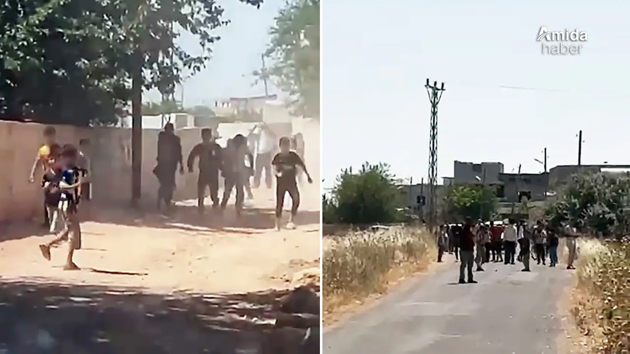Şanlıurfa'da çocuklar kaçak ekibini taşladı
