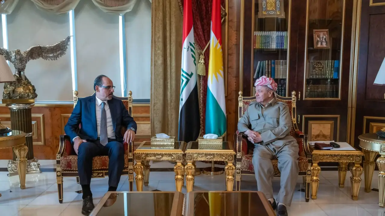 Barzani ile MİT Başkanı Kalın Erbil'de görüştü