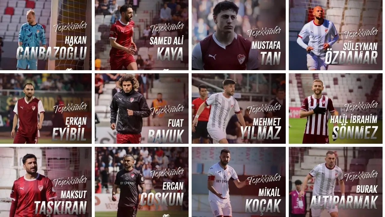 Elazığspor'da 12 futbolcuyla yollar ayrıldı