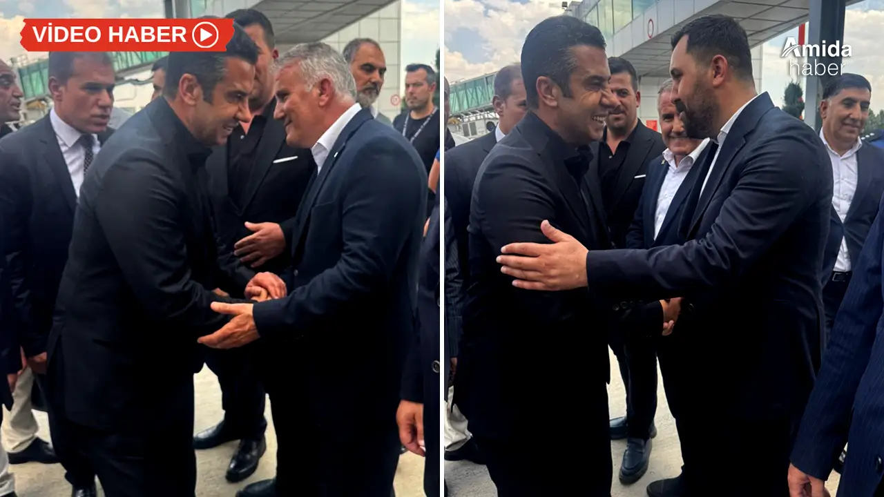Diyarbakır: Yeni başkana hava limanında karşılama