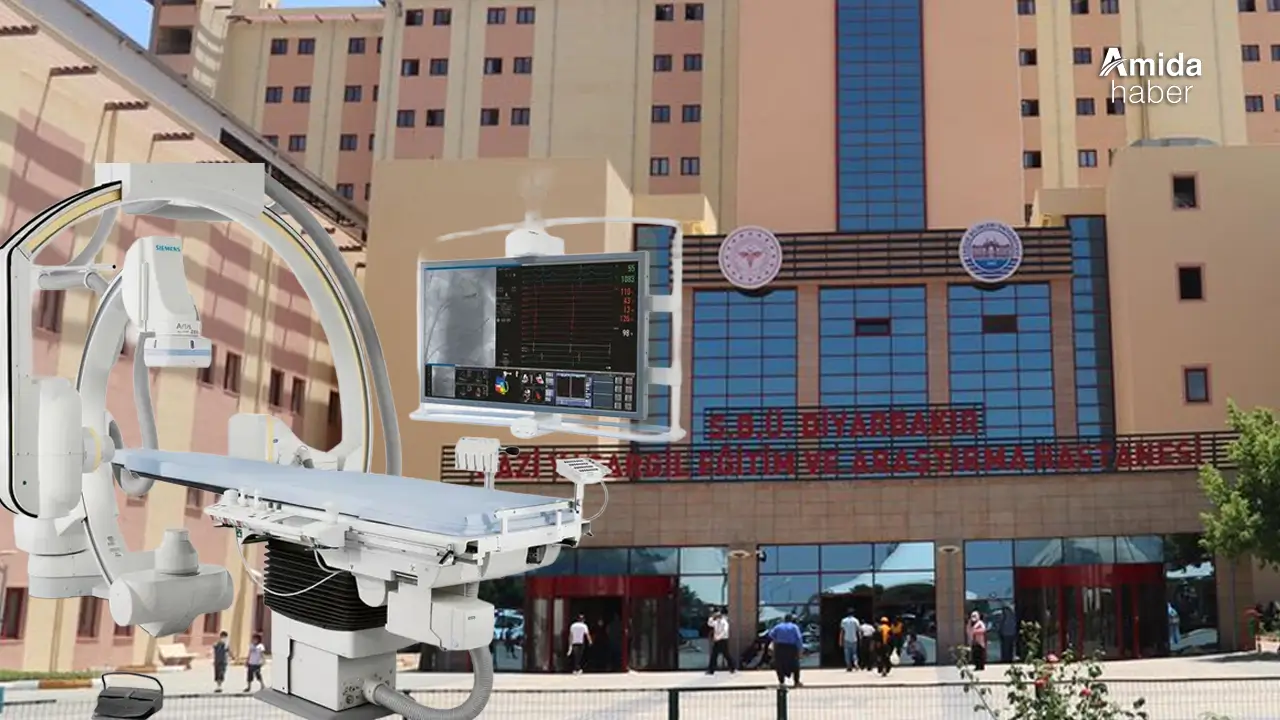 Diyarbakır’daki hastaneye ileri teknoloji anjiyo cihazı geldi