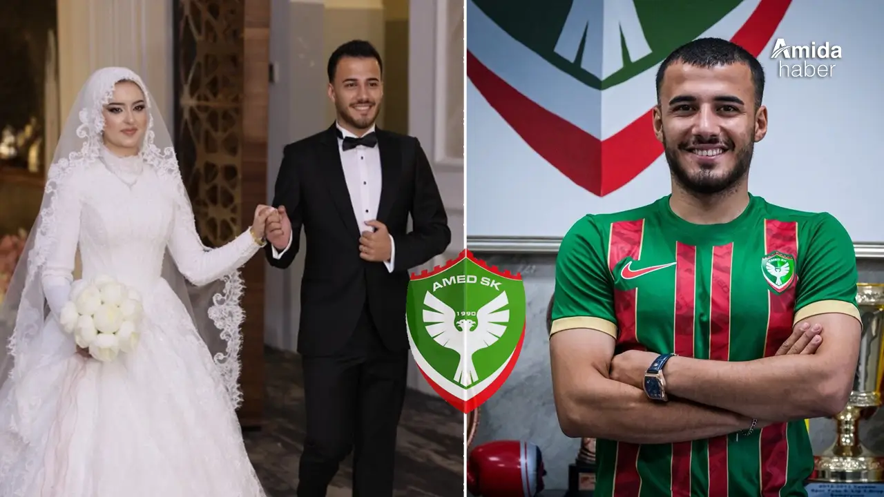 Amedsporlu Abdullah Tazgel evlendi
