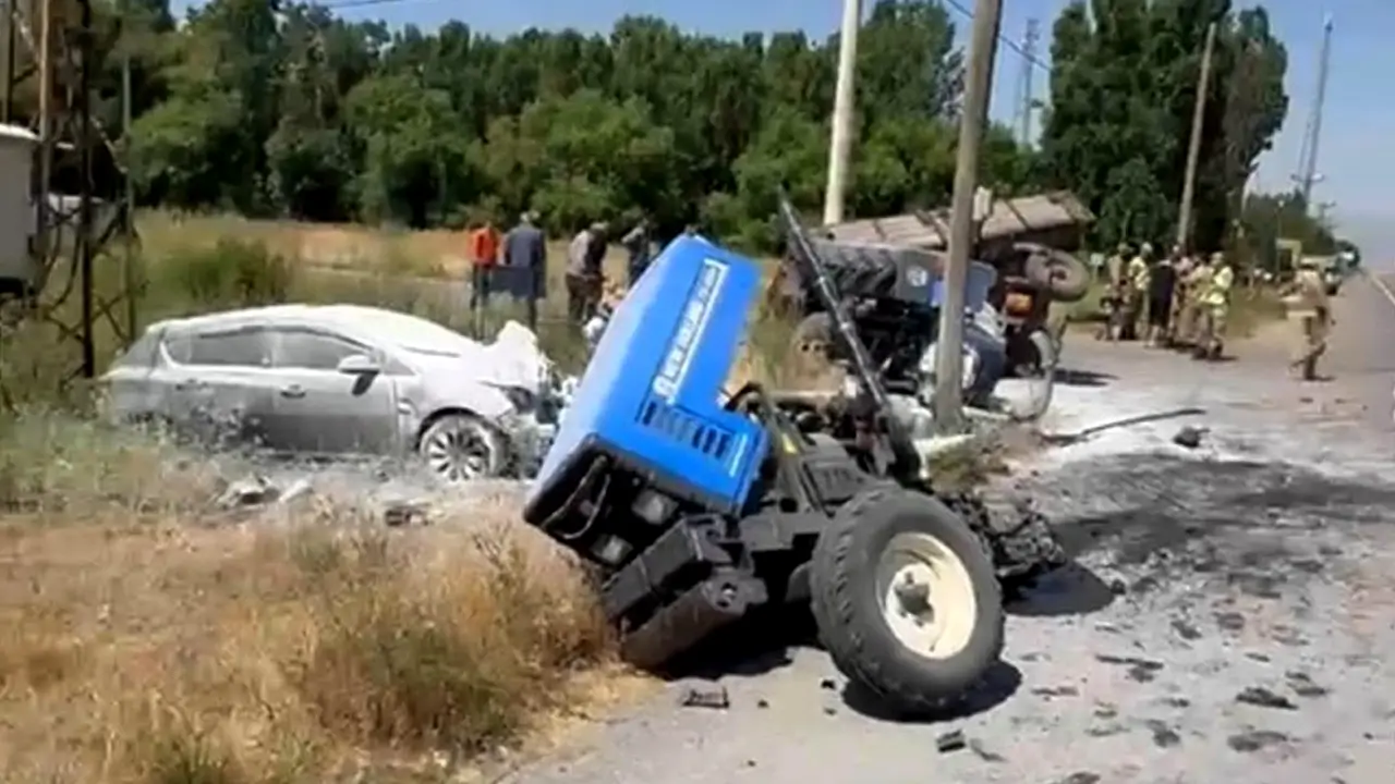 Muş'ta traktör kazası: 3 yaralı