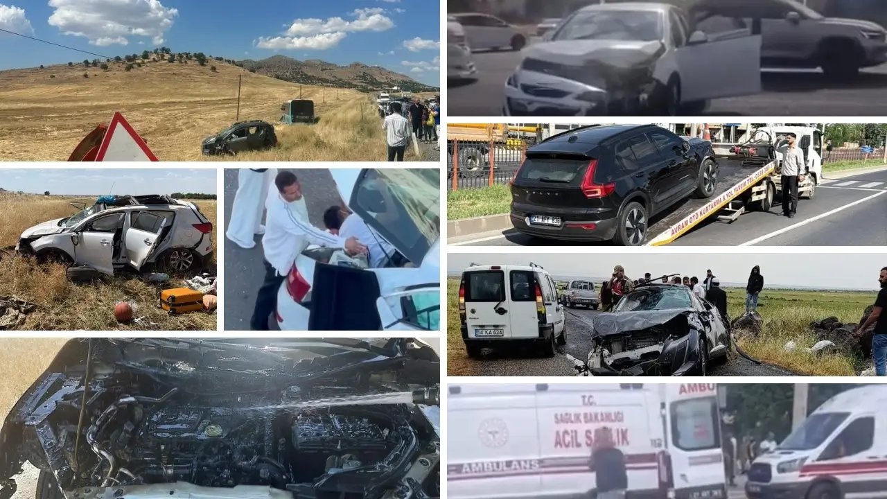 Diyarbakır'da kaza bilançosu: 5 kişi öldü, 2 bin 724 kişi yaralandı