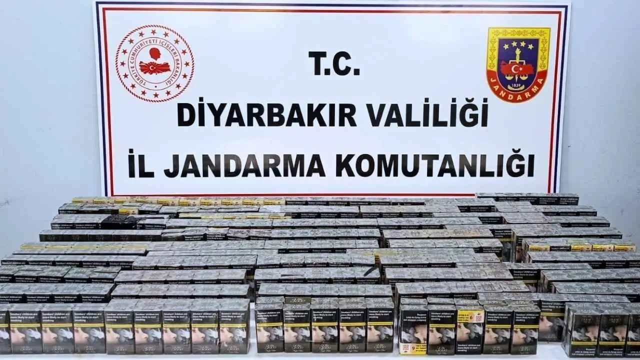 Diyarbakır’da 12 bin 748 paket kaçak sigaraya el konuldu