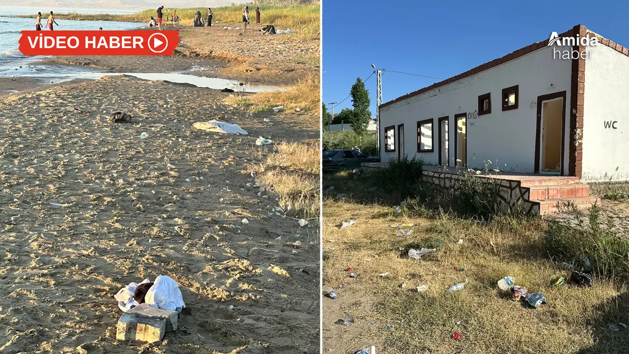 Van’daki halk plajı kaderine terk edildi