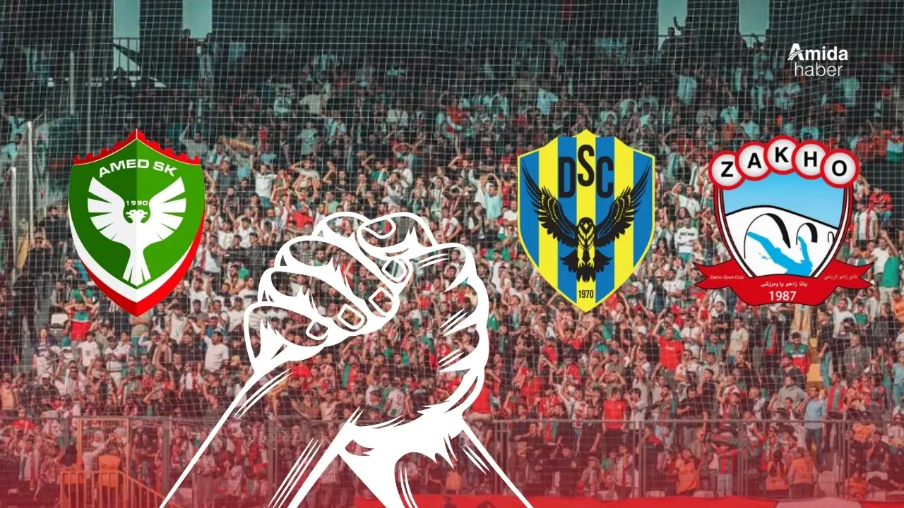 Amedspor Duhokspor ve Zahospor ile ne zaman oynayacak? İşte detaylar